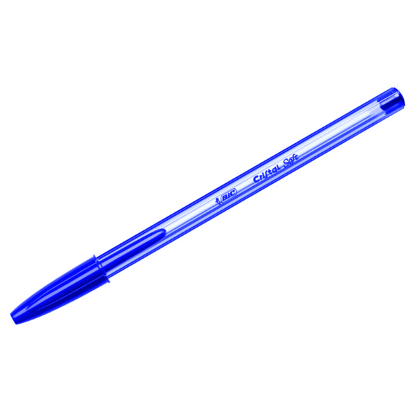 Ручка шариковая Bic "Cristal Soft" синяя, 1,2мм