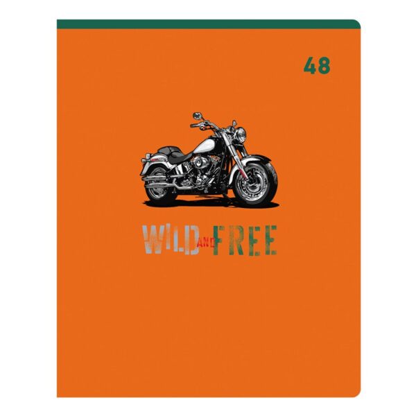 Тетрадь 48л., А5, клетка BG "Wild and free"