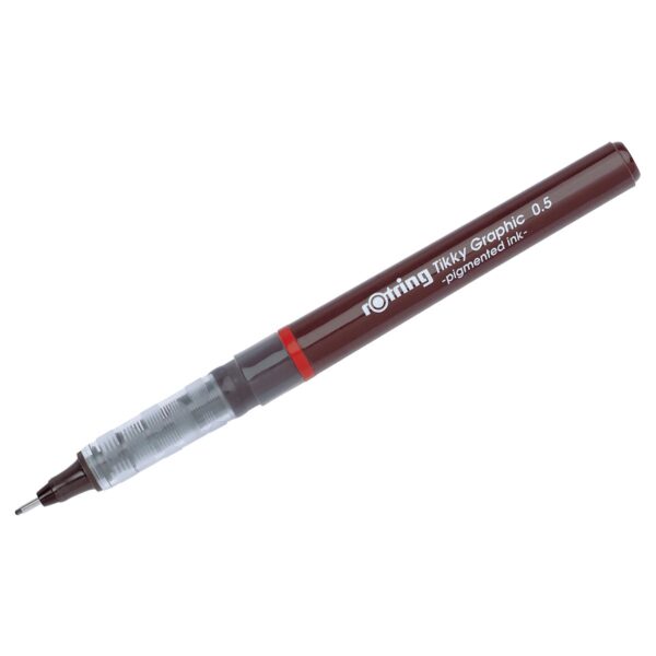 Ручка капиллярная Rotring "Tikky Graphic" черная, 0,5мм