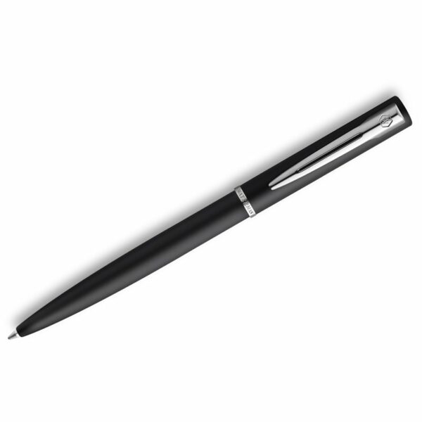 Ручка шариковая Waterman "Allure Black" синяя, 1,0мм, кнопоч., подарочная упаковка