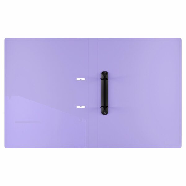 Папка на 2 кольцах Berlingo "Haze" A4, 24мм, 600мкм, D-кольца, с внутр. карманом, мятная, софт-тач