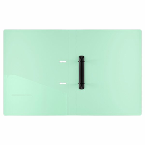 Папка на 2 кольцах Berlingo "Haze" A4, 24мм, 600мкм, D-кольца, с внутр. карманом, розовая, софт-тач