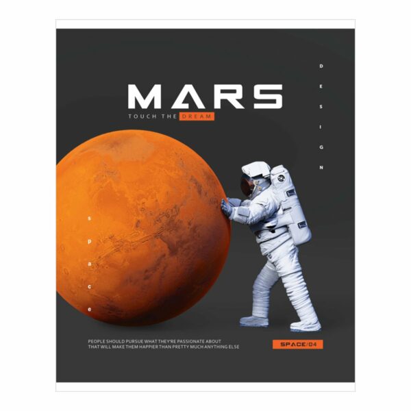 Тетрадь 48л., А5, клетка ArtSpace "Космос. Mars"