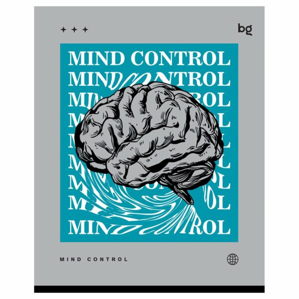 Тетрадь 48л., А5, клетка BG "Mind control", эконом