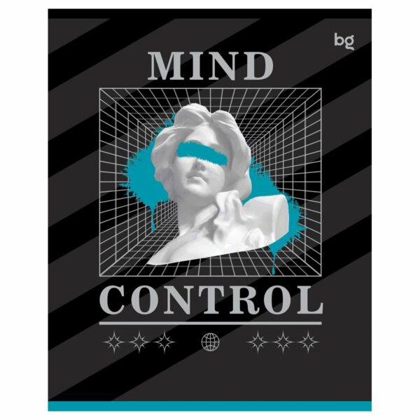 Тетрадь 48л., А5, клетка BG "Mind control", эконом