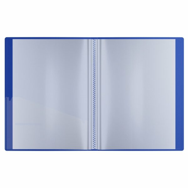 Папка с 10 вкладышами Berlingo "Your Way" А4, 17мм, 600мкм, синяя, с внутр. карманом