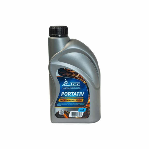 Масло полусинтетическое ТСС Портатив SAE 10W-40 API SG/CD канистра 1л/Motor oil 1liter can