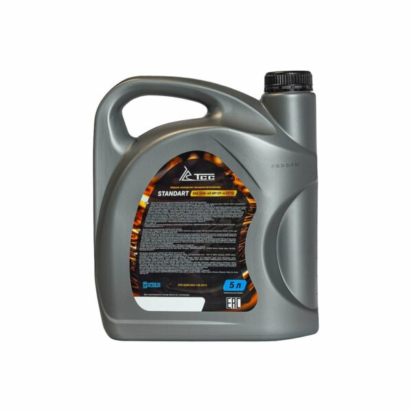 Масло минеральное ТСС Стандарт SAE 15W40 CF-4 канистра 5л/Motor oil 5liter can