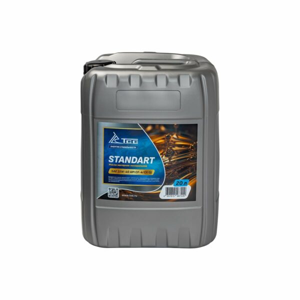 Масло минеральное ТСС Стандарт SAE 15W40 CF-4 канистра 20л/Motor oil 20liter can