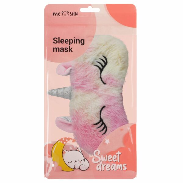 Маска для сна MESHU "Sleeping unicorn", пакет zip-lock, европодвес