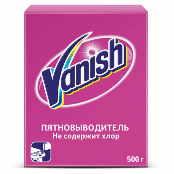 Пятновыводитель Vanish, порошок, для цветных тканей, 500г