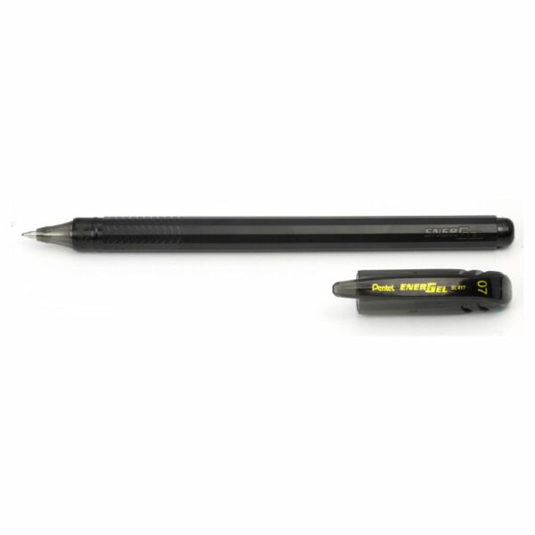 Ручка гелевая Pentel "EnerGel" черная, 0,7мм