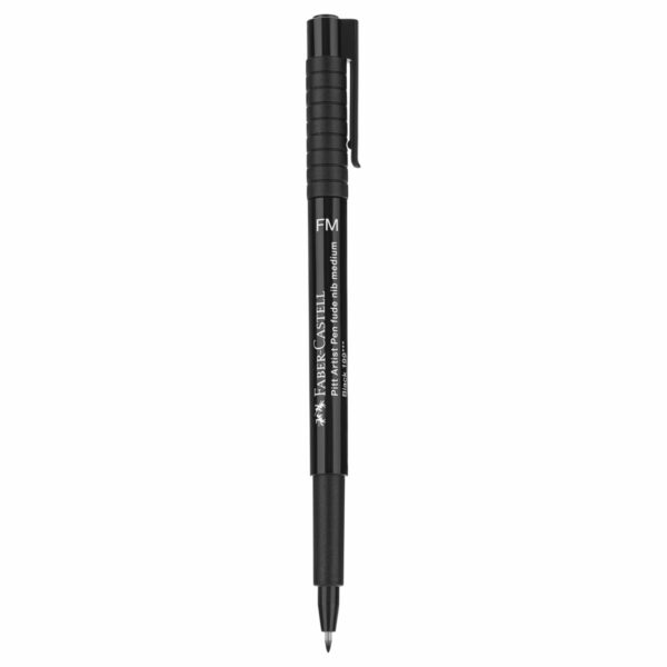 Ручка капиллярная Faber-Castell "Pitt Artist Pen Fude" черная, 0,6мм