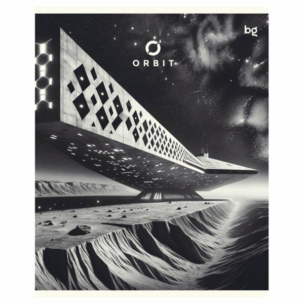 Тетрадь 80л., А5, клетка BG "Orbit"