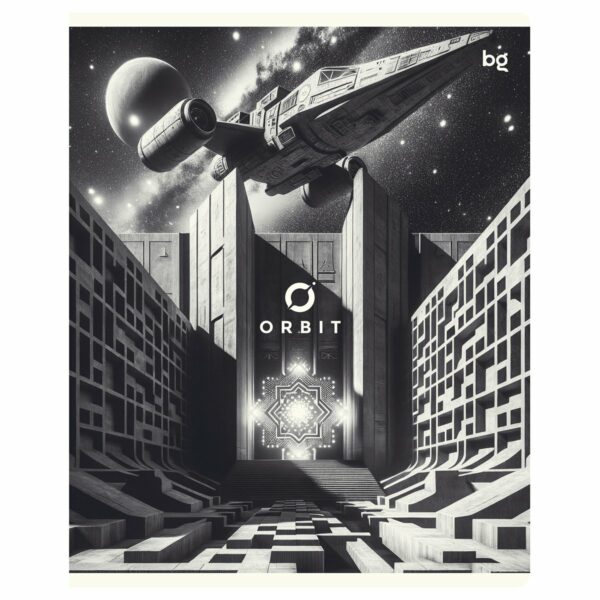 Тетрадь 80л., А5, клетка BG "Orbit"