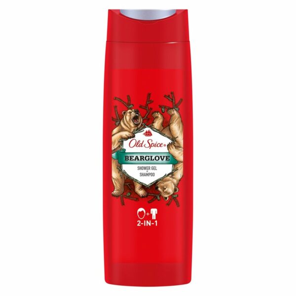 Гель для душа + шампунь Old Spice "2в1. Bearglove", 400мл (ПОД ЗАКАЗ)